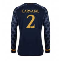 Maglie da calcio Real Madrid Daniel Carvajal #2 Seconda Maglia 2023-24 Manica Lunga